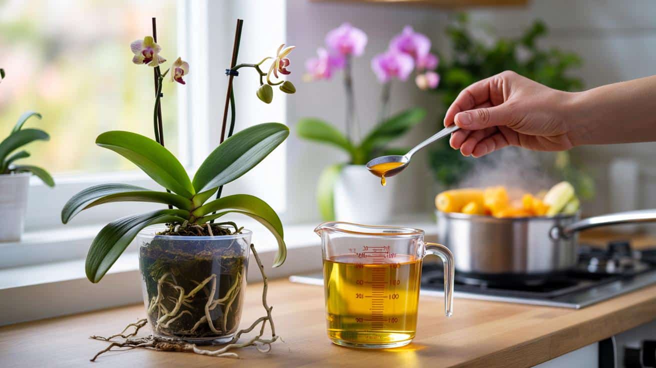 Nie wyrzucaj storczyka. Ten żółty warzywny wywar może go obudzić