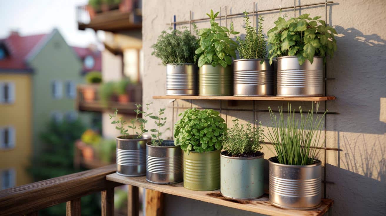 Nie wyrzucaj tej puszki po jedzeniu – zrób z niej mini ogródek ziołowy