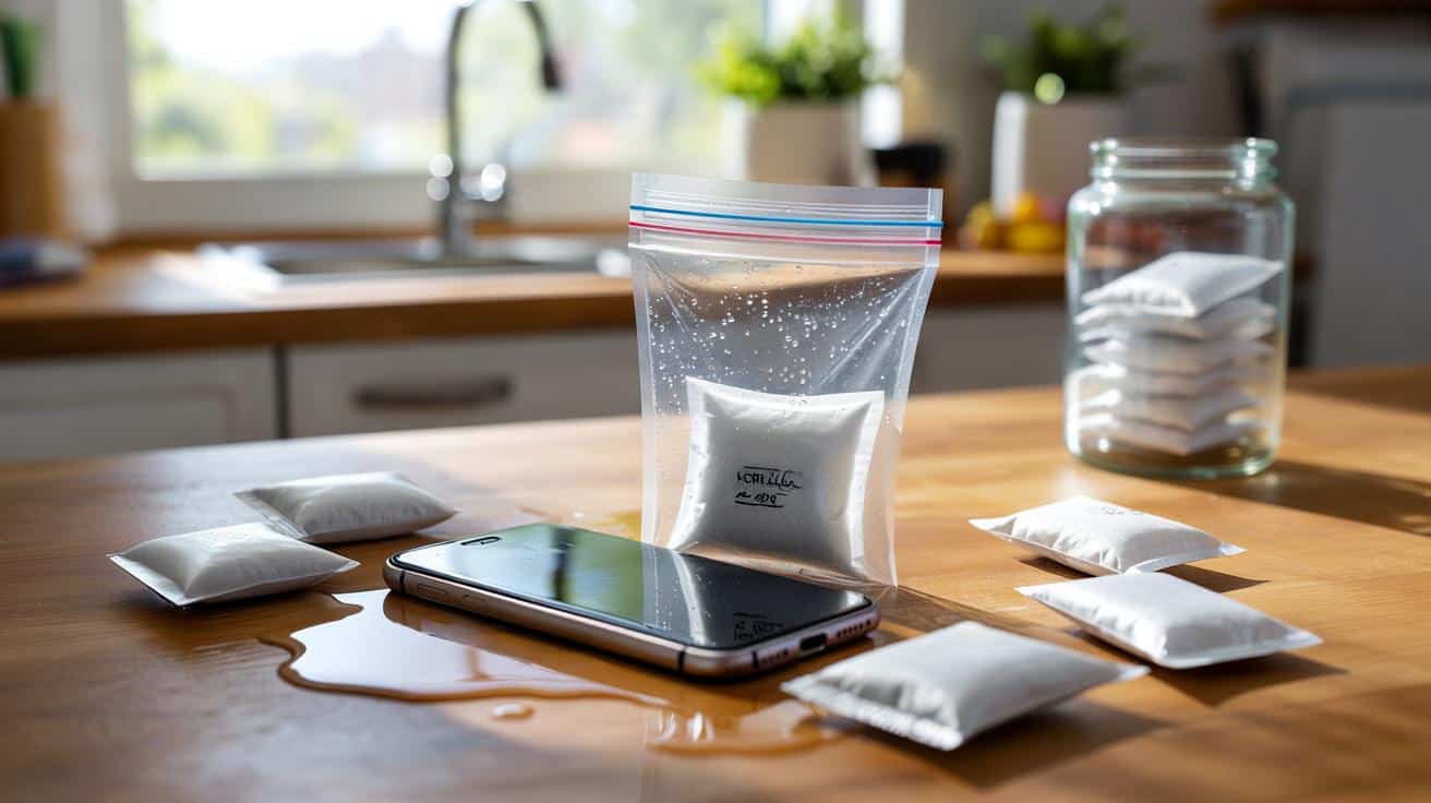 Nie wyrzucaj tych białych saszetek! Mogą uratować zalany telefon