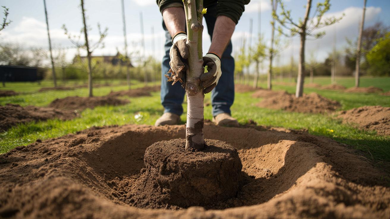 Nie zasypuj tego miejsca na pniu. Jeden błąd i drzewko owocowe nie zakwitnie