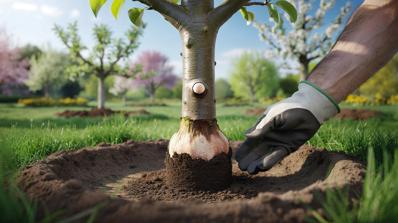 Nie zasypuj tego miejsca na pniu. Jeden błąd i drzewko owocowe nigdy nie zakwitnie