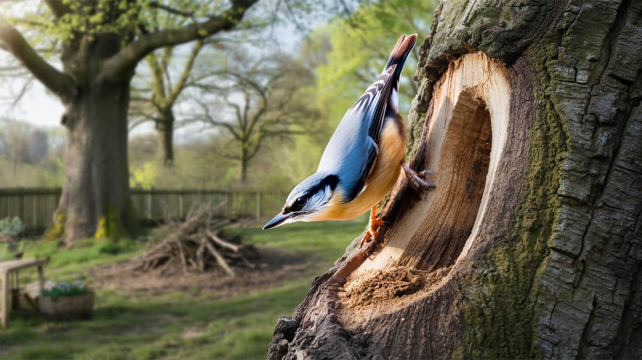 Niebiesko-ruda akrobatka wraca w kwietniu do ogrodów. Jak ją przywitać?