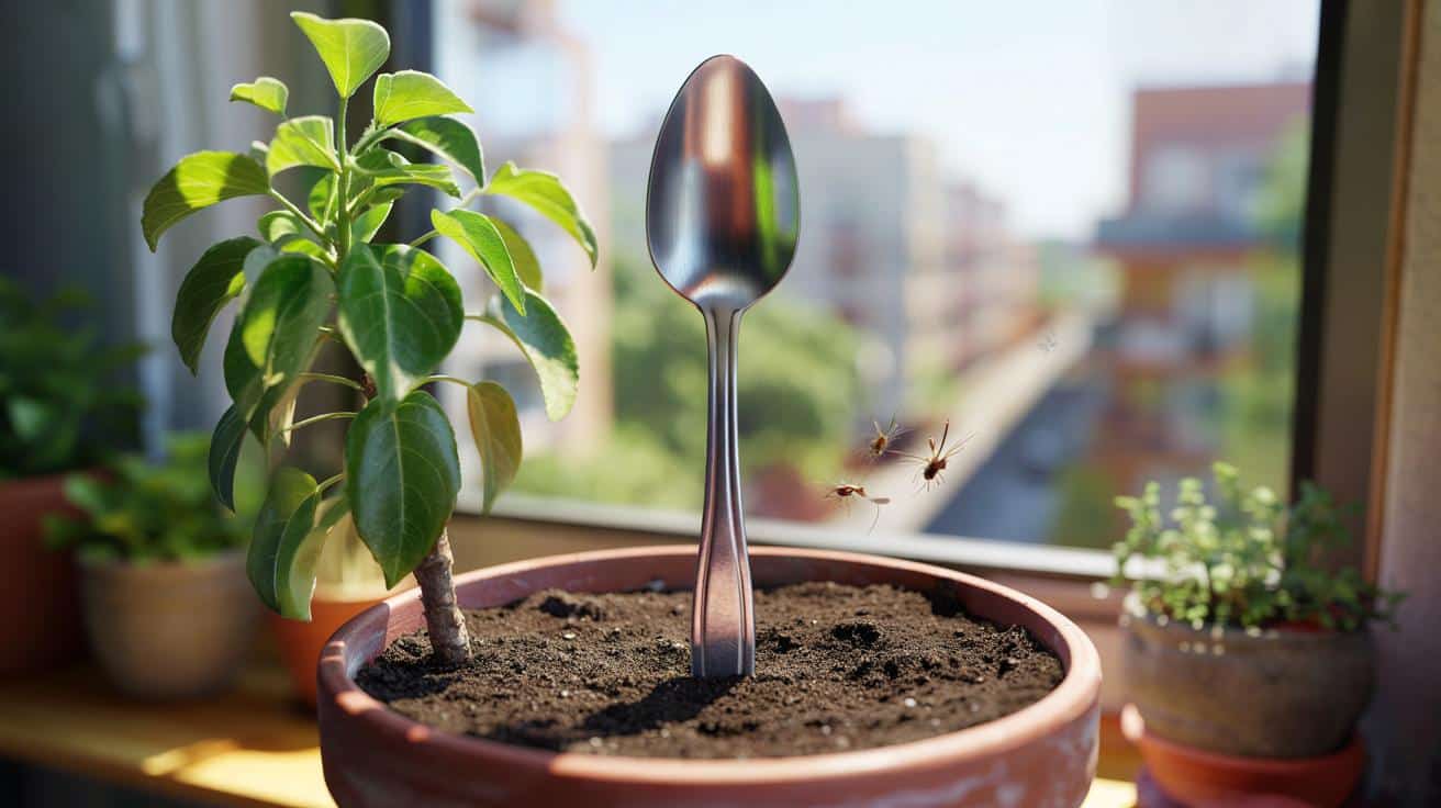 Nietypowy trik z łyżeczką w doniczce. Ogrodnicy mówią: działa lepiej niż myślisz