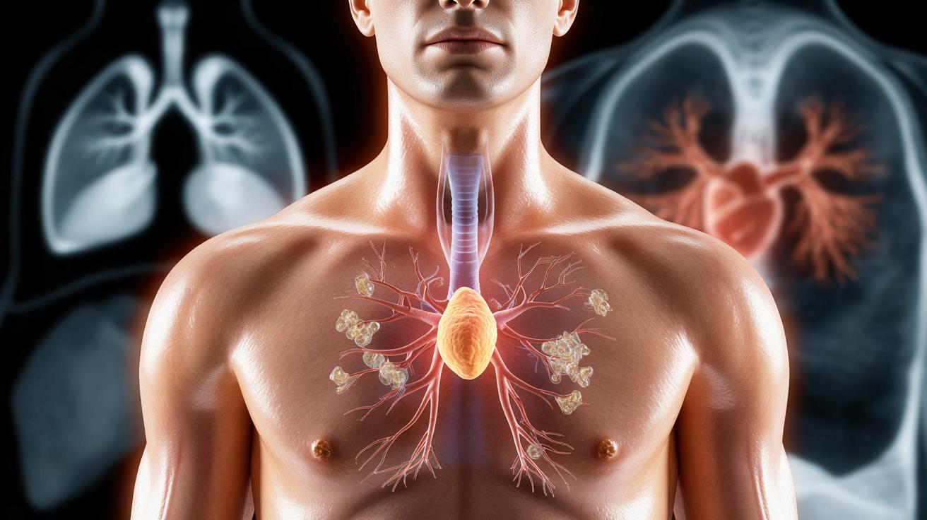 Niewielki gruczoł pod mostkiem, który może chronić przed rakiem