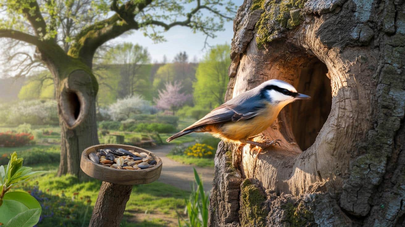 Niewielki ptak o „maskce” wraca w kwietniu do ogrodów. Jak go przyciągnąć?