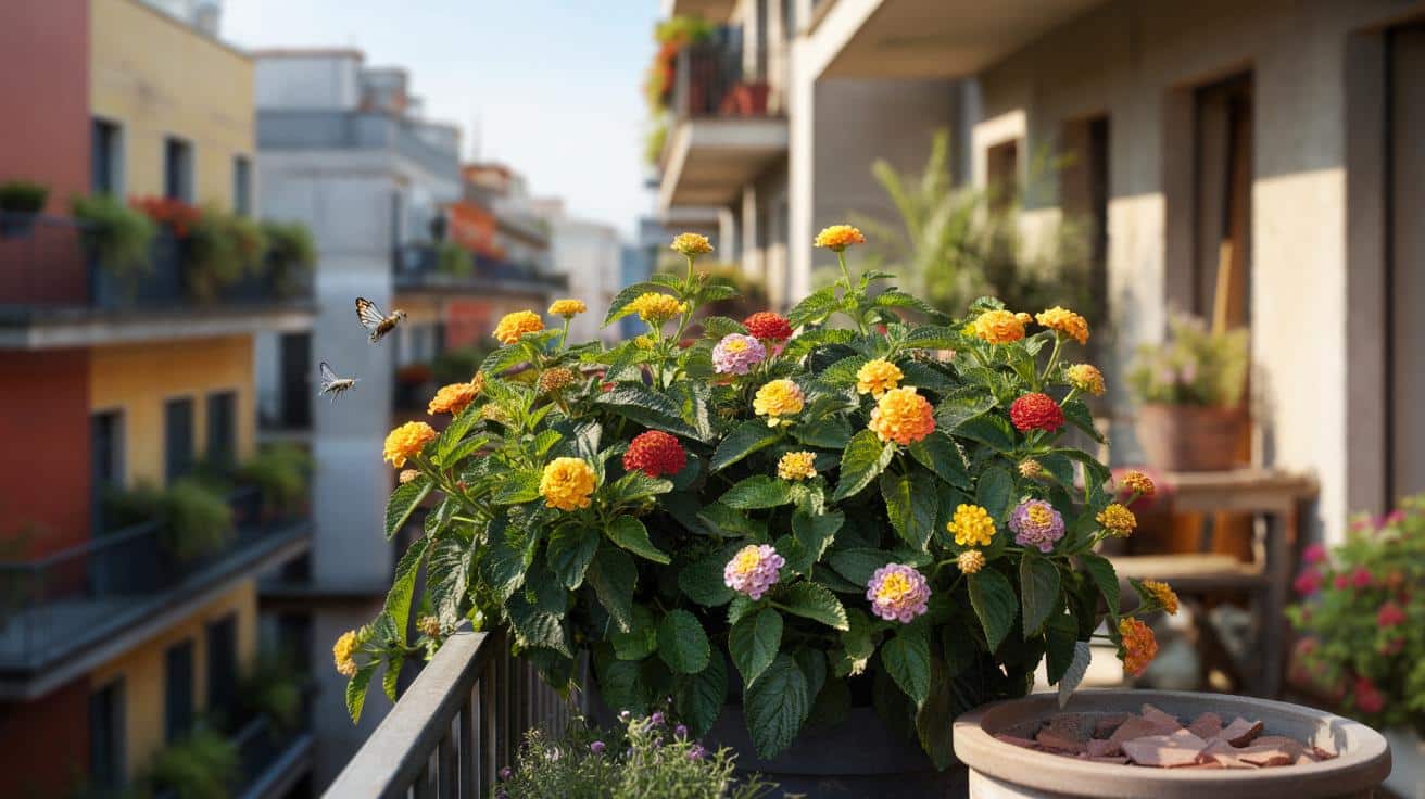 Niezmordowana lantana: krzew, który kwitnie niemal cały rok na balkonie