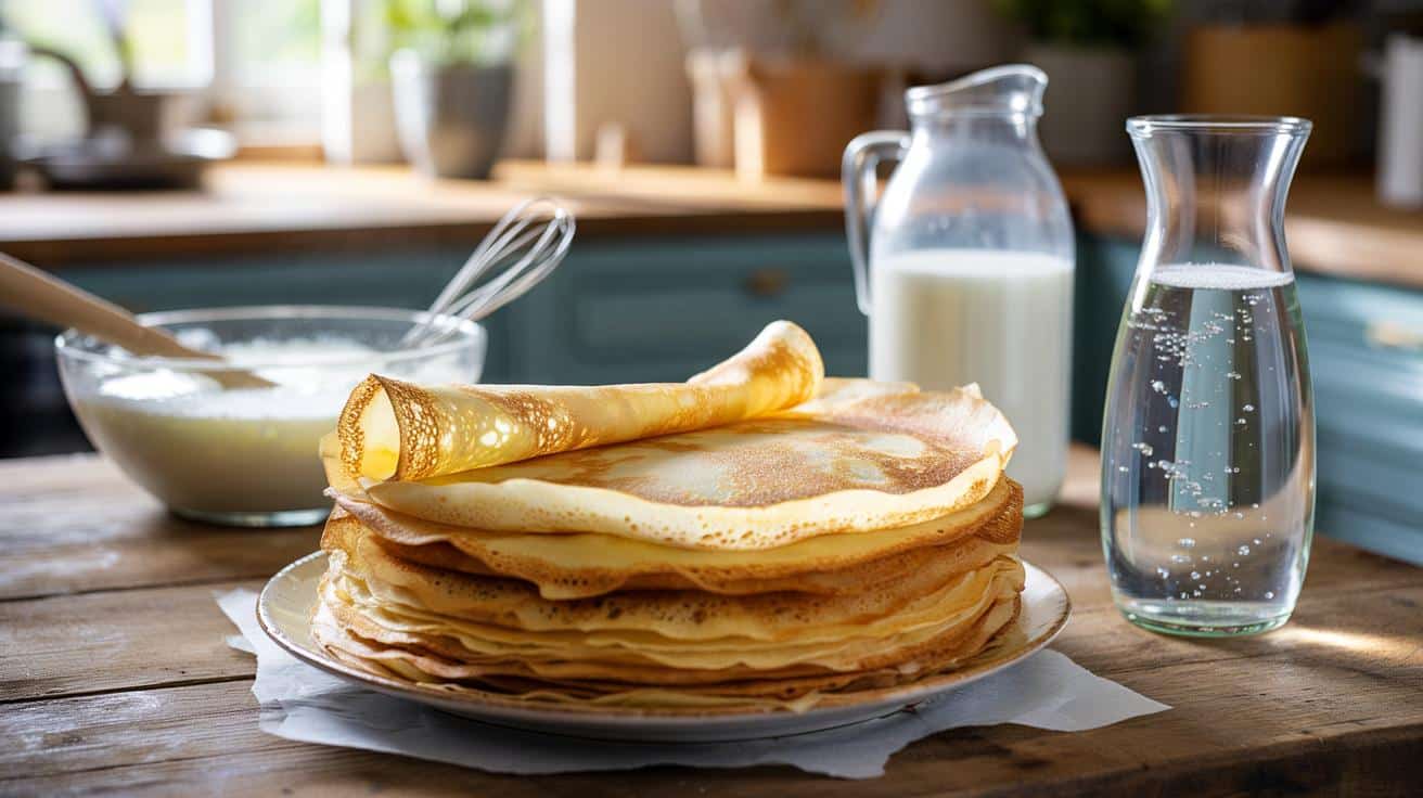 Niezwykle lekkie naleśniki: wystarczy podmienić połowę mleka na ten napój