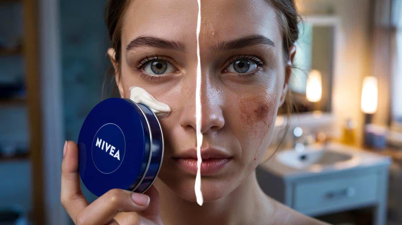 Nivea na pół twarzy przez tydzień. Czy klasyk naprawdę działa?
