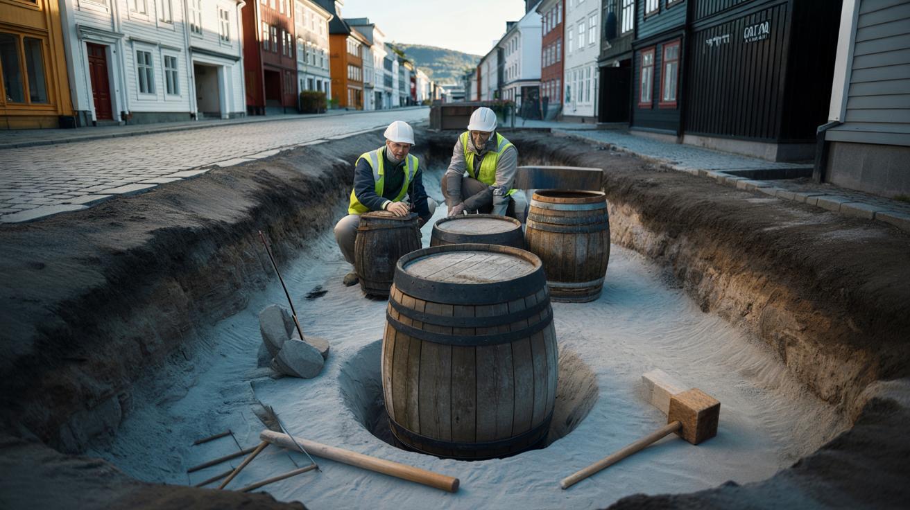 Norwegowie kopią w ziemi i trafiają na „piwnicę” sprzed 400 lat