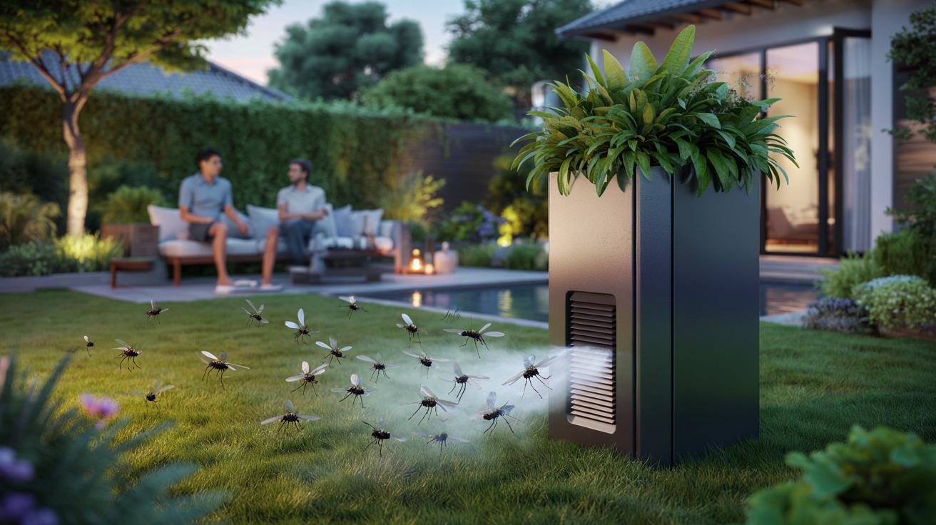 Nowa broń na komary azjatyckie: inteligentny słupek chroni ogród bez chemii