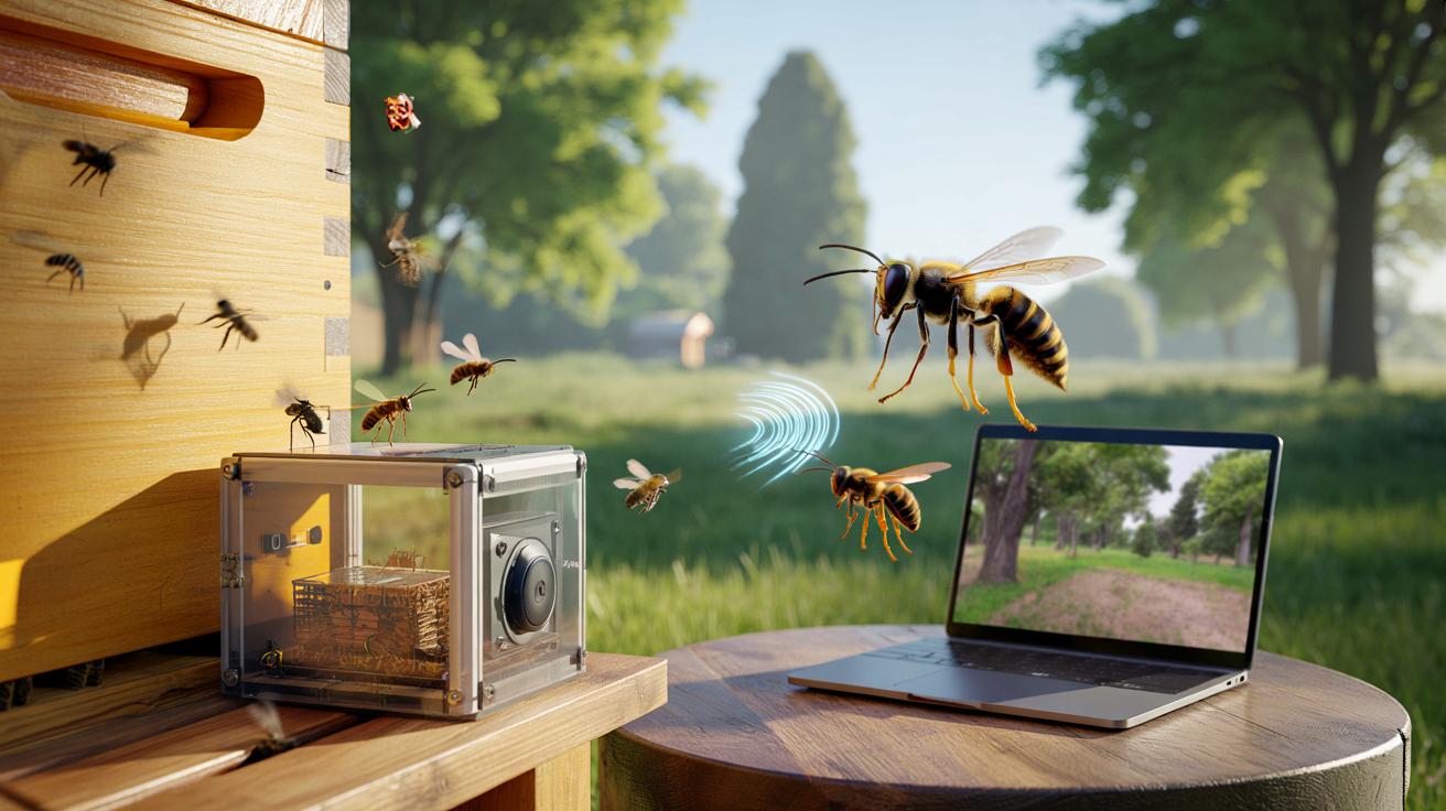 Nowa broń z AI przeciw szerszeniom azjatyckim: technologia rusza na ratunek pszczołom