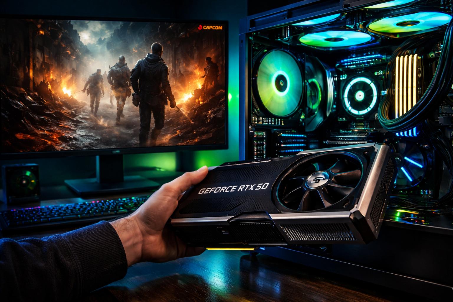 Nowa gra Capcom za darmo z kartami GeForce RTX 50? Znamy szczegóły akcji