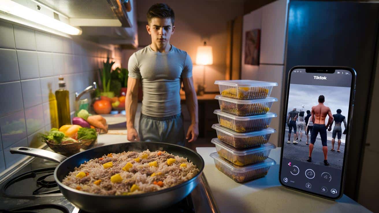 Nowa moda na TikToku: „boy kibble” karmi mięśnie, szkodzi zdrowiu?