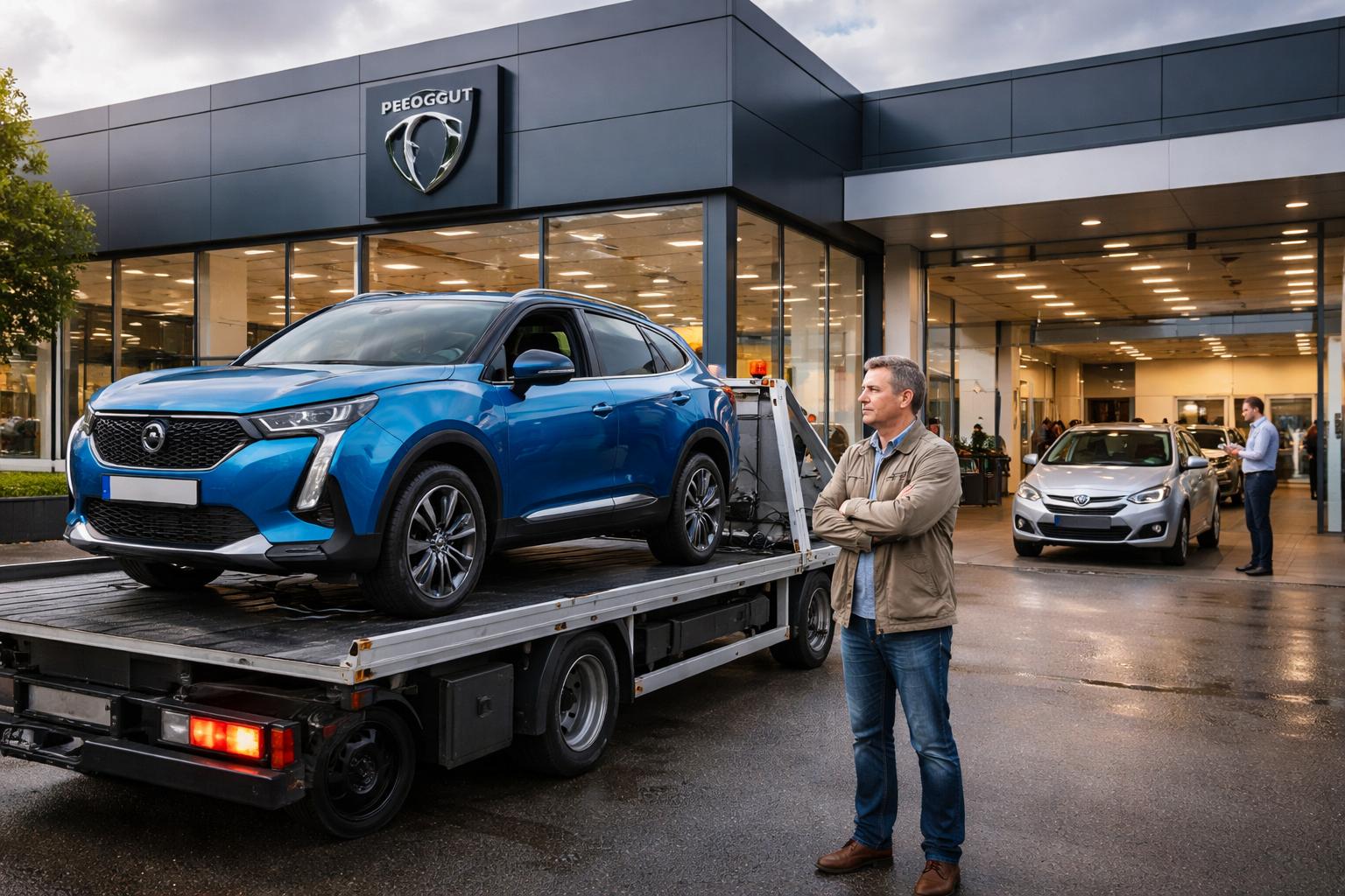 Nowa Peugeot za kilkaset tysięcy i nagle awaria. Potem rachunek 40 euro dziennie