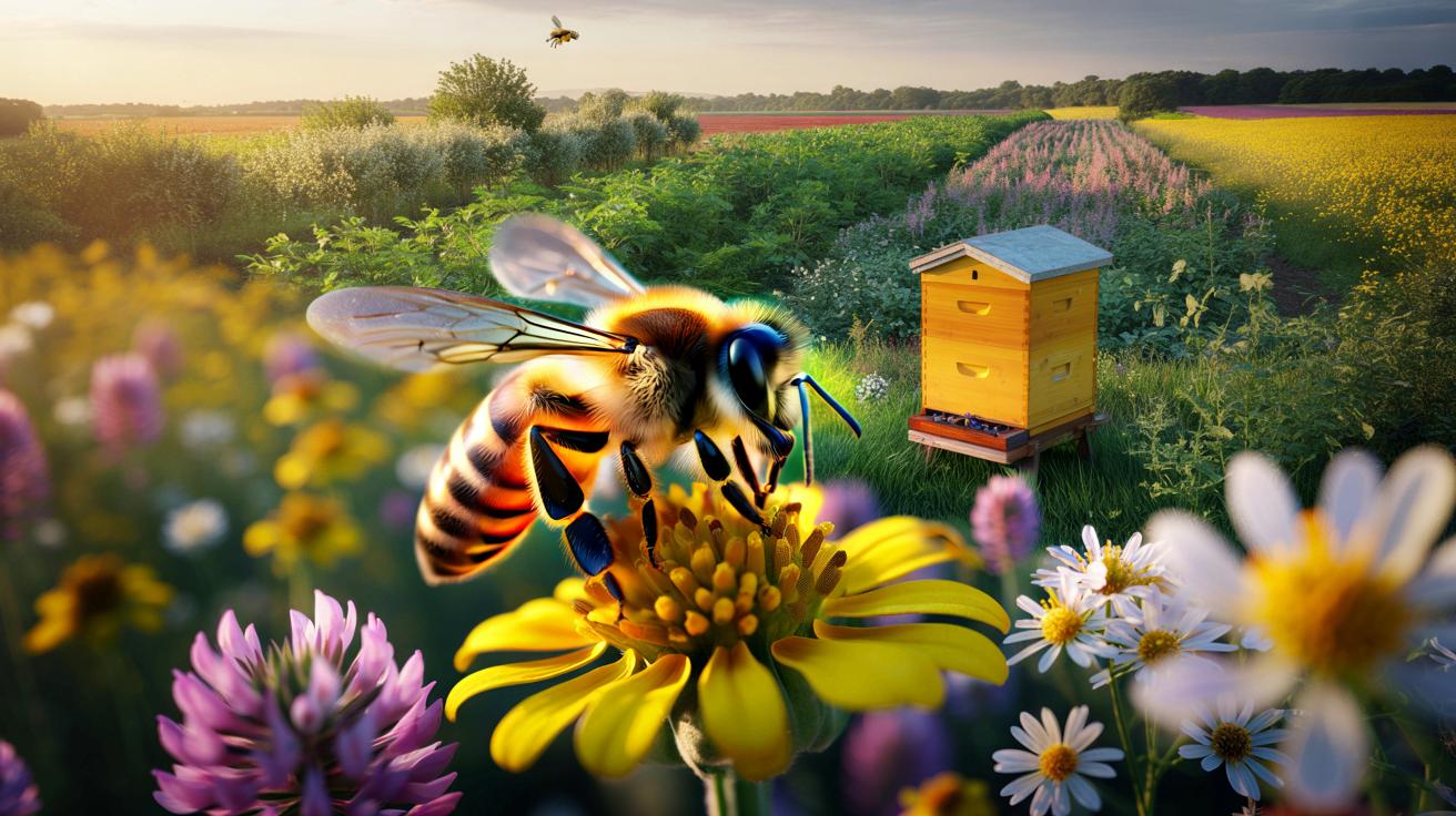 Nowa tarcza dla pszczół: jak zwykły pyłek może uratować zbiory