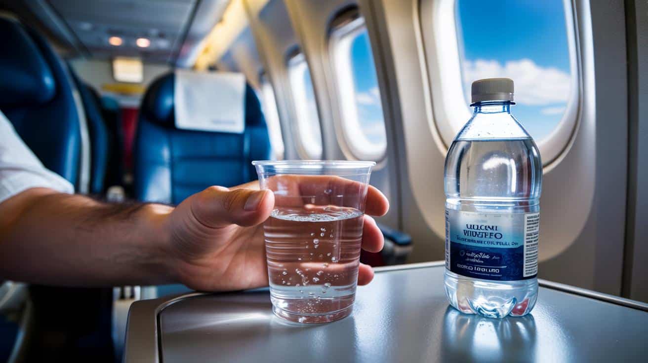 Nowe badanie wstrząsa pasażerami: czy woda w samolocach nadaje się do picia?