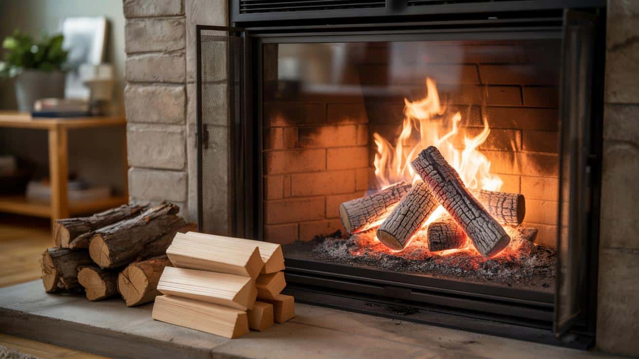Nowe brykiety do kominka grzeją jak szalone. Jeden zastępuje cztery polana
