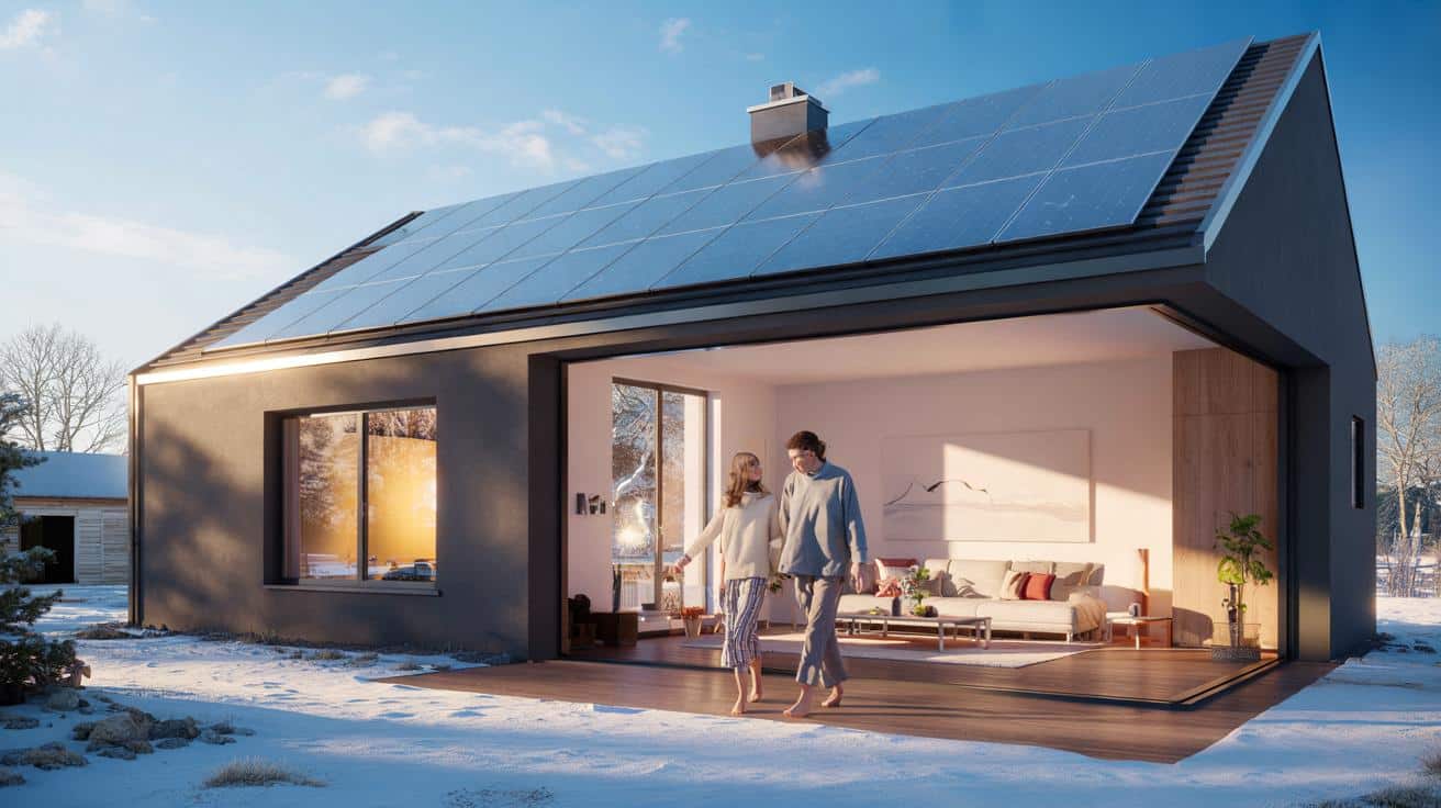 Nowe ogrzewanie bez kaloryferów: jak działa dom na energię słońca