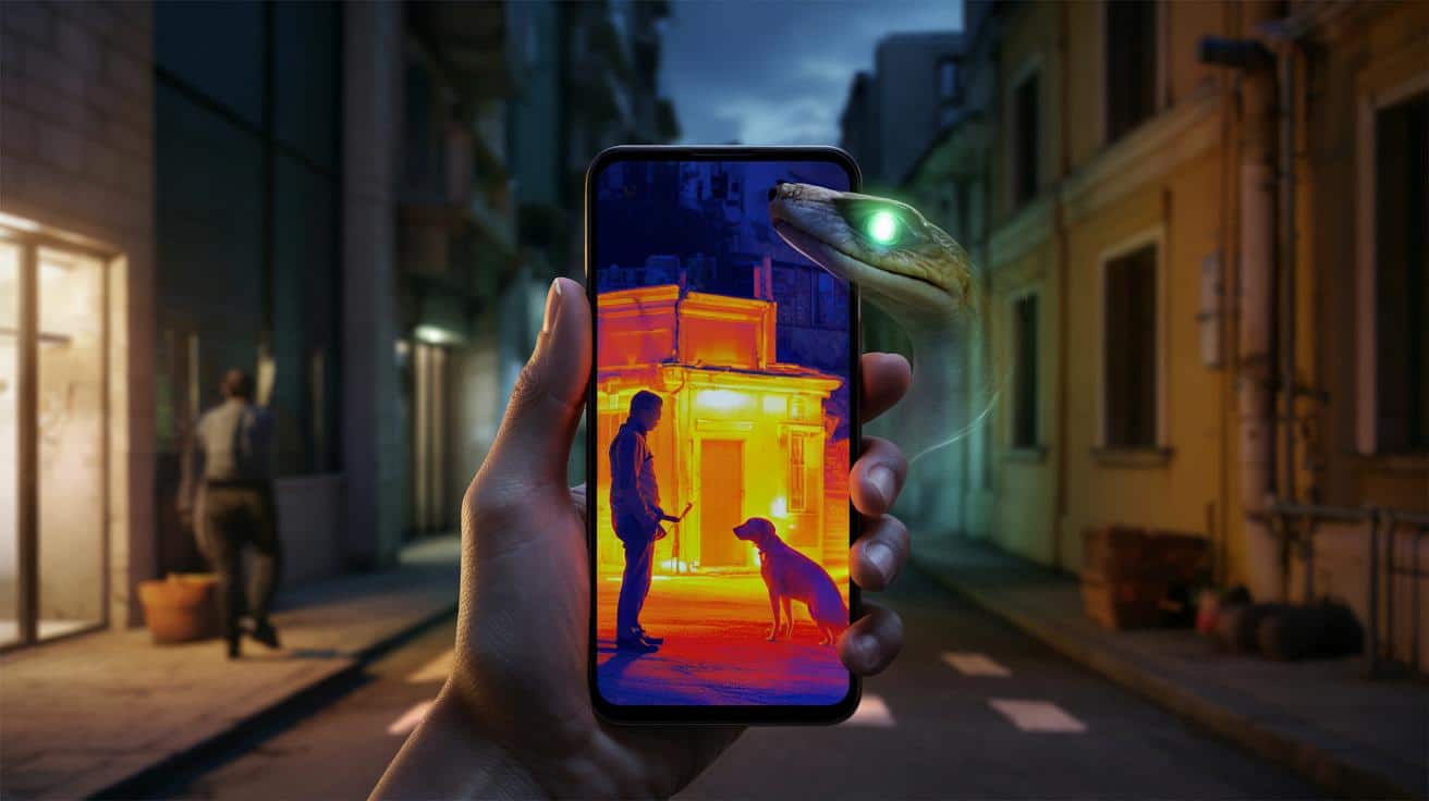 Nowe sensory jak u węża: smartfony zaczną widzieć ciepło w 4K