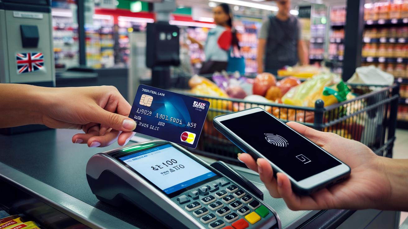 Nowe zasady dla płatności zbliżeniowych w UK: limit 100 funtów tylko na razie