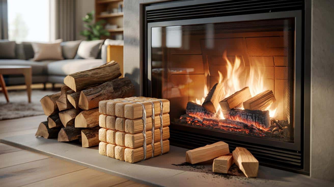 Nowy hit do kominka: brykiet drzewny nawet trzykrotnie wydajniejszy od zwykłego drewna