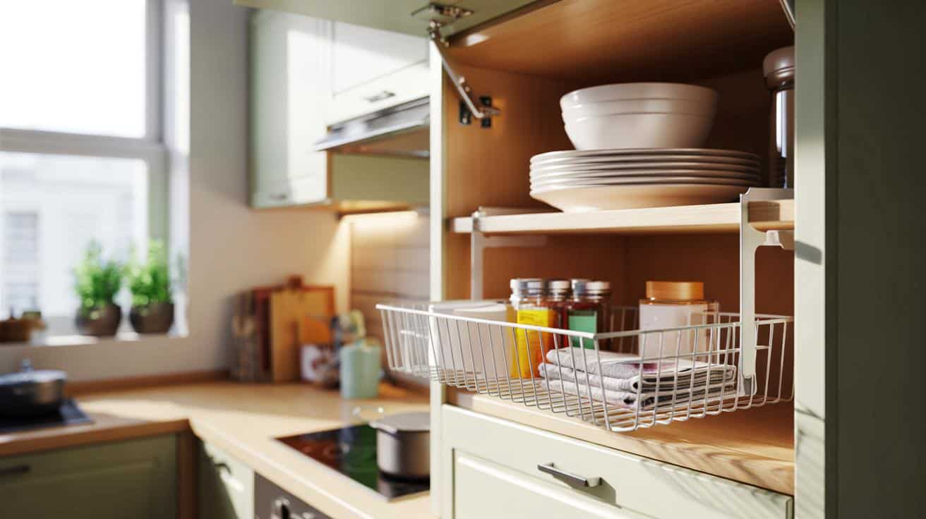 Nowy hit IKEA do małej kuchni: sprytny kosz pod półkę, który robi dodatkową przestrzeń