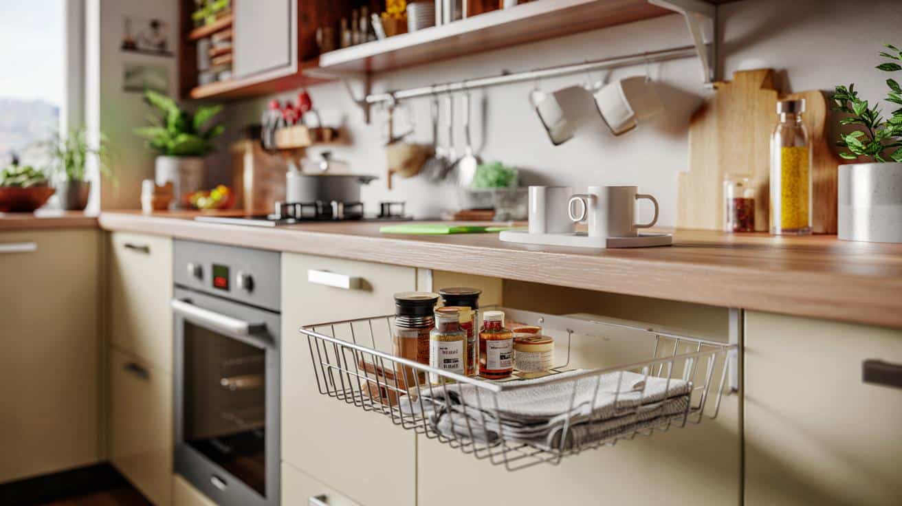 Nowy hit IKEA: prosty koszyk pod półkę, który robi miejsce w kuchni