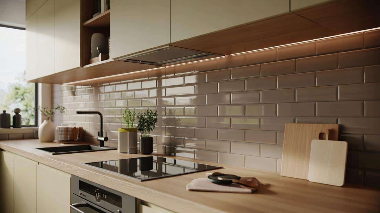 Nowy hit w kuchni 2026: przyciemniane szkło zamiast białych płytek