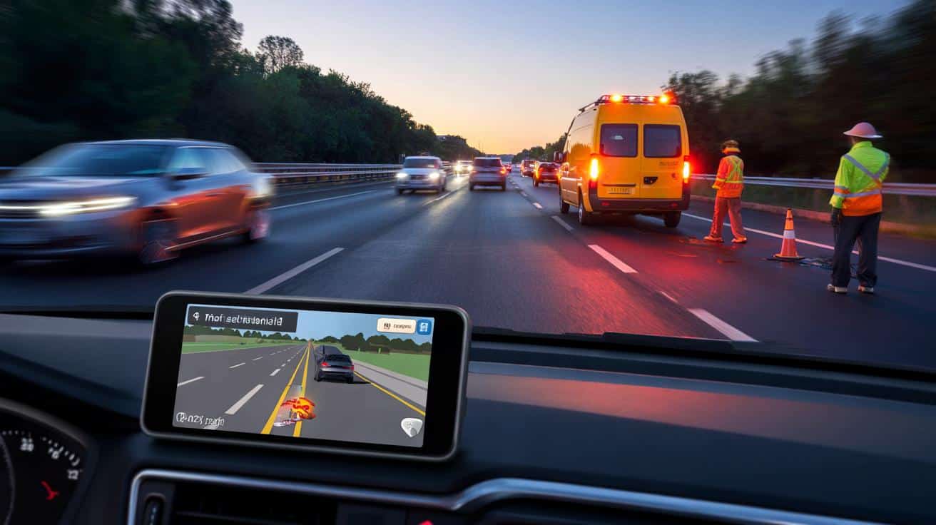 Nowy komunikat w Waze ostrzega kierowców przed służbami na poboczu