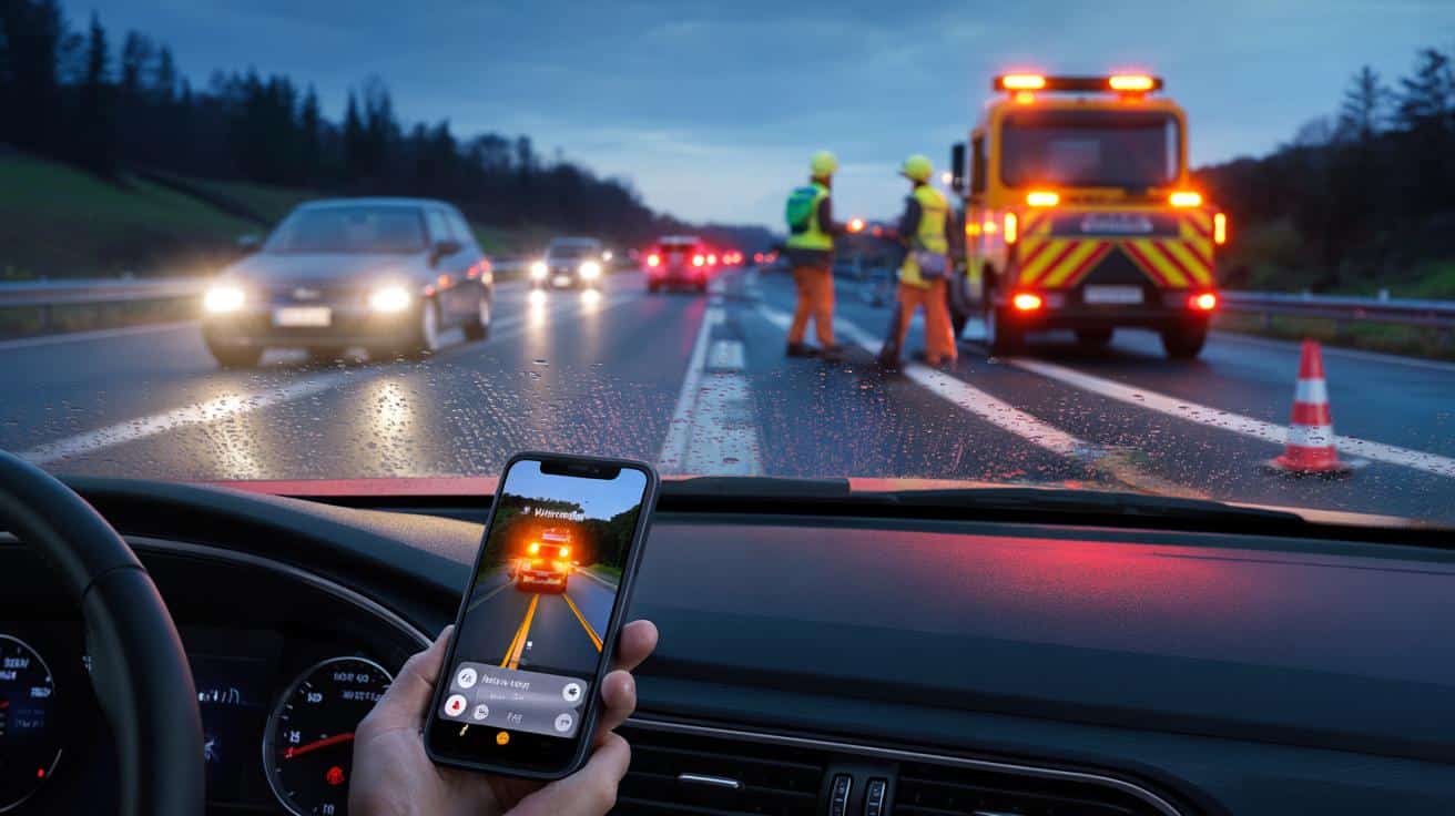 Nowy komunikat w Waze ostrzega przed służbami na drodze i może uratować życie