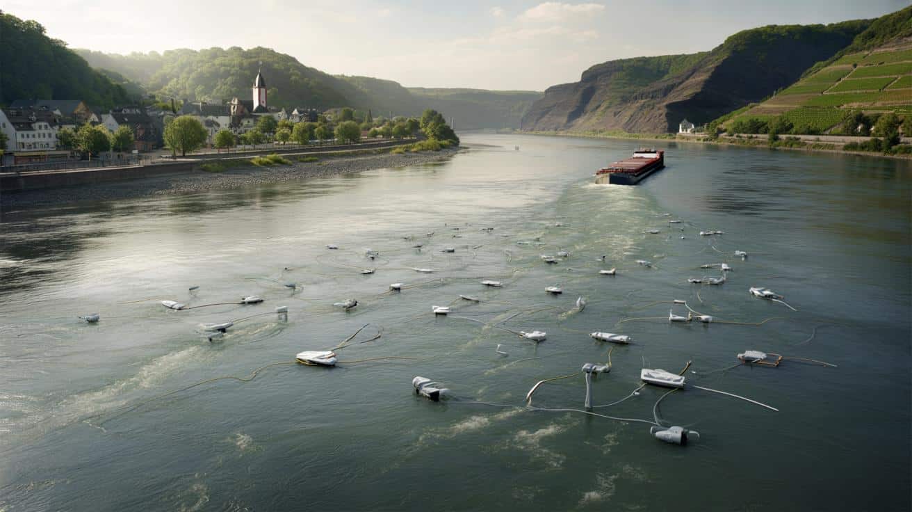 Nowy pomysł na prąd bez słońca i wiatru: mini elektrownie w Renie