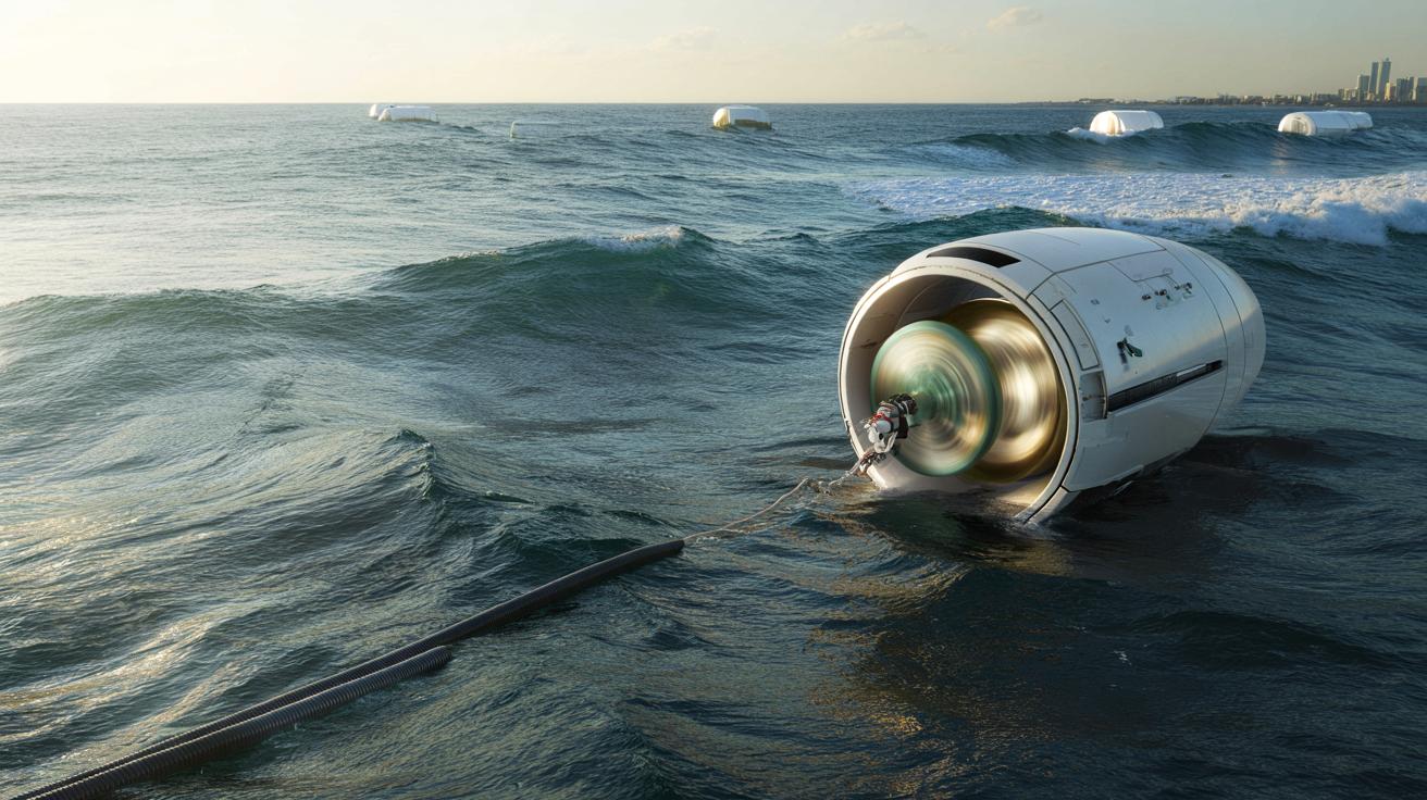 Nowy pomysł na prąd z fal: pływający żyroskop może zmienić energetykę