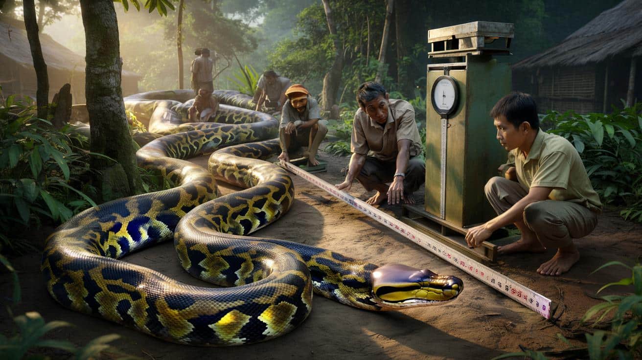Nowy rekord długości węża: gigantyczny pyton z Indonezji zaskoczył naukowców