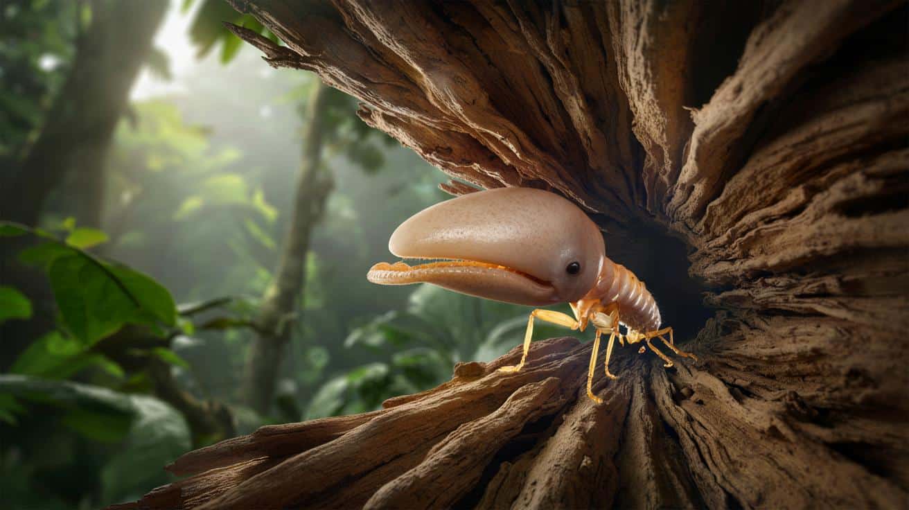 Nowy „terminator z koron drzew”: owad z głową jak u wieloryba zadziwia naukowców