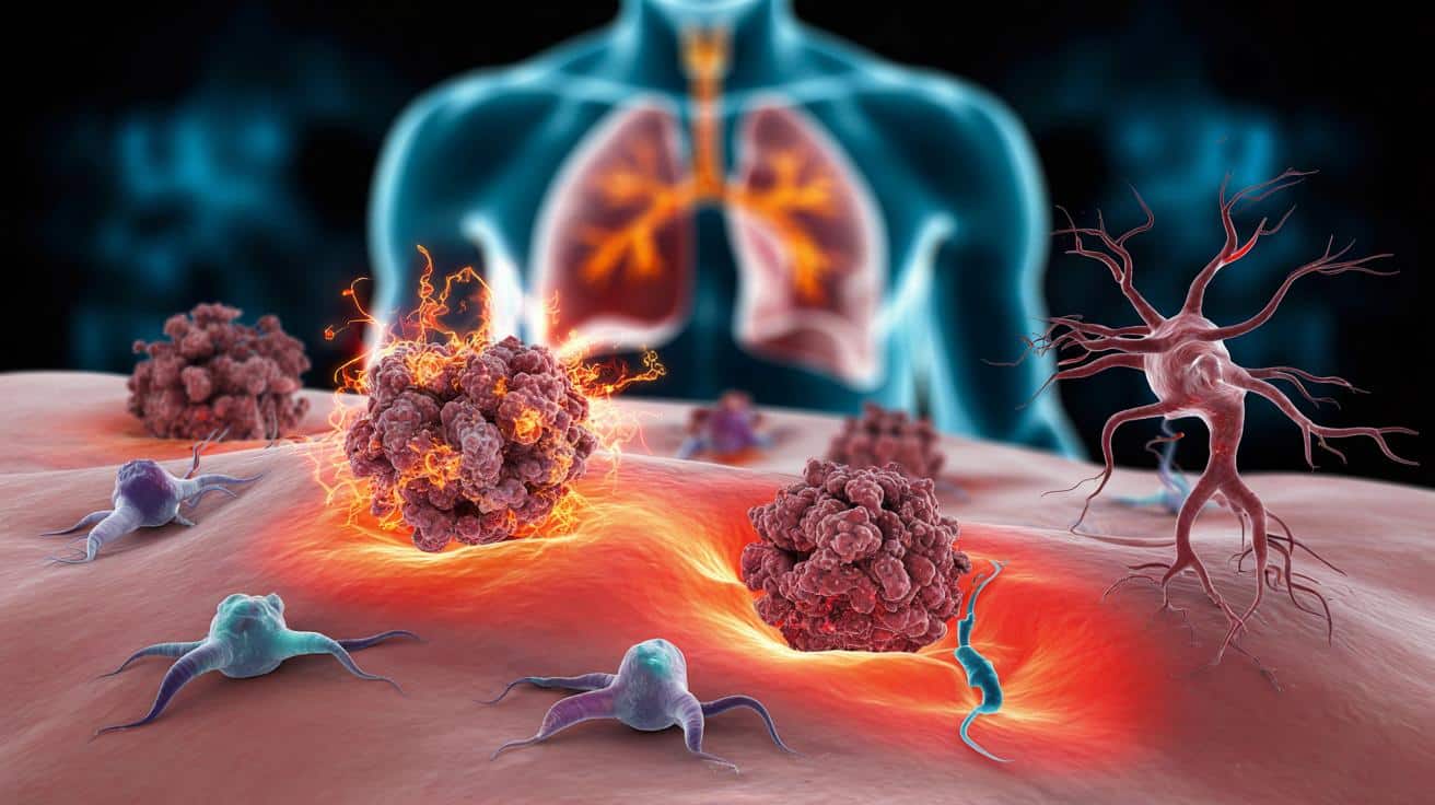 Nowy trop w raku płuca: stan zapalny zmienia komórki w „niezniszczalne”