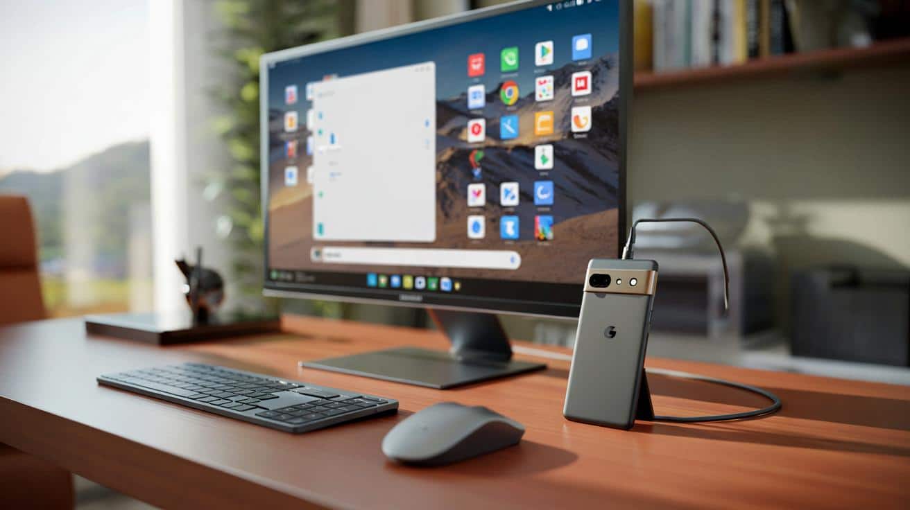 Nowy tryb biurkowy w Androidzie: zamień Pixel 8 w prawdziwy komputer