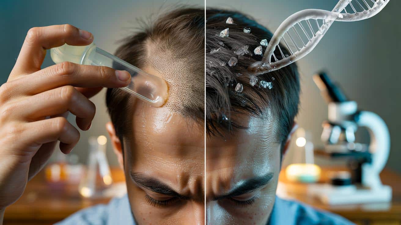 Nowy żel z „cukru DNA” przyspiesza odrastanie włosów lepiej niż Rogaine?