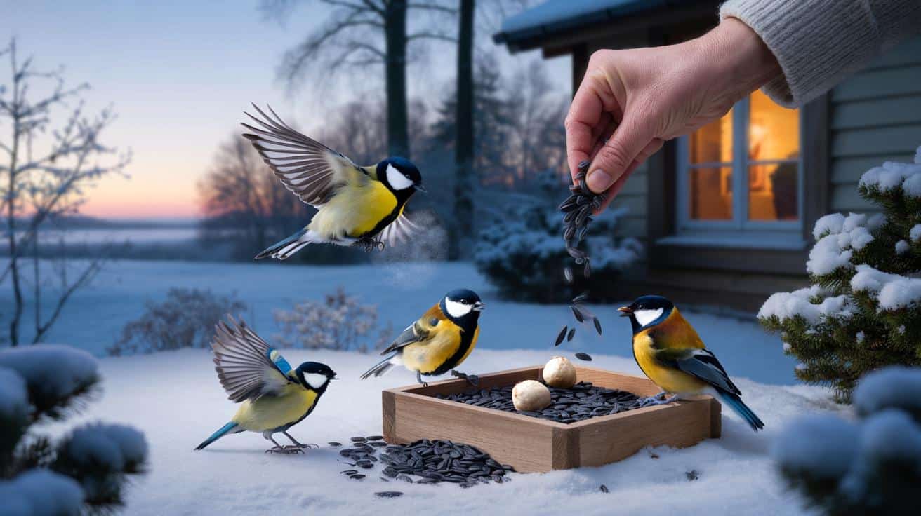 O której godzinie sikory przylatują do karmnika? Jeden prosty rytuał działa cuda