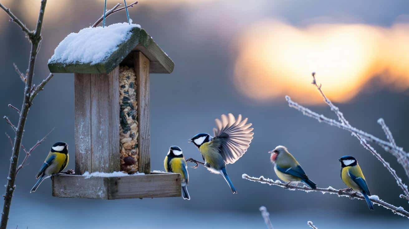 O której godzinie sikory przylatują do karmnika? Ten rytm naprawdę działa