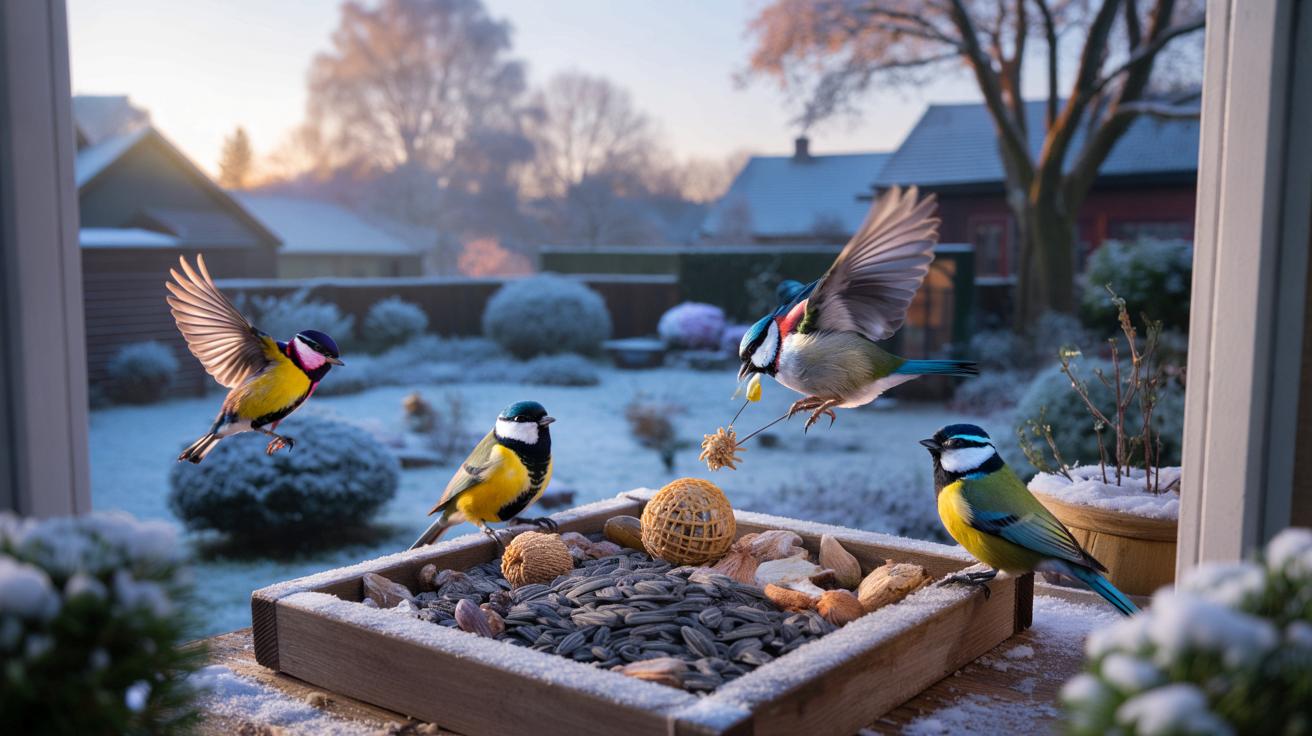 O której godzinie sikory zaglądają do ogrodu zimą? Klucz tkwi w twoim poranku