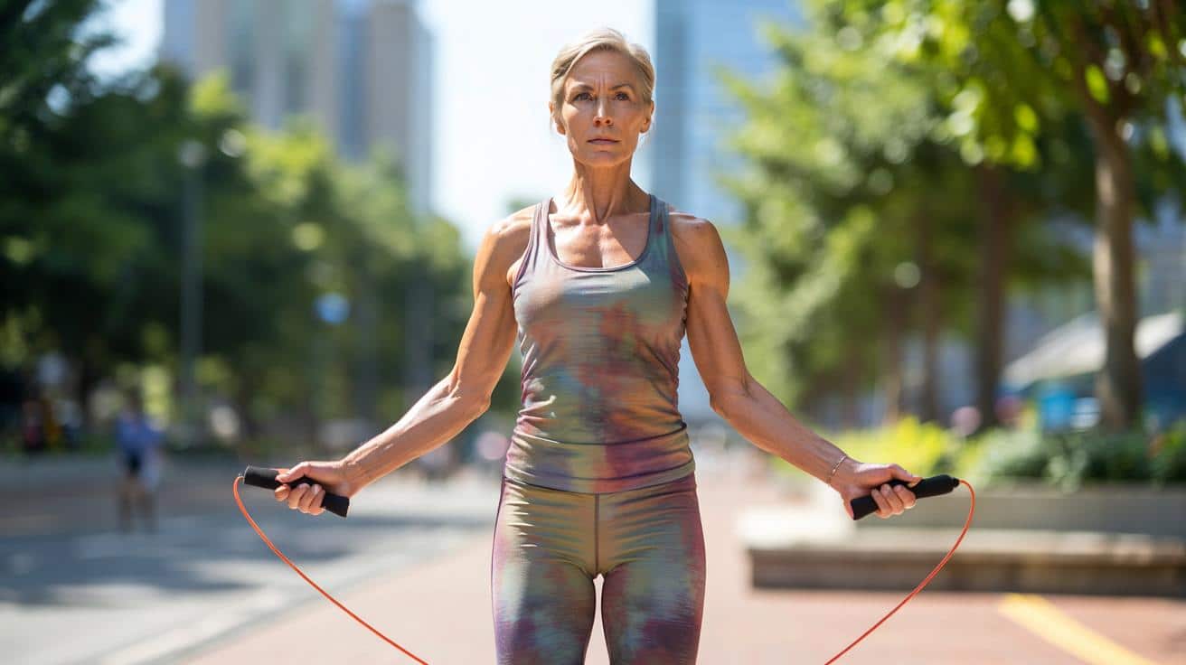 Obwisłe ramiona po 50.? Ten 15‑minutowy trening z liną robi różnicę