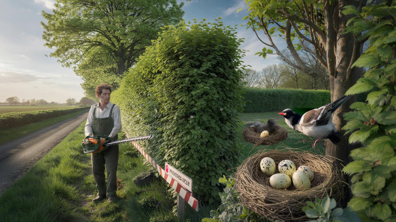 Od jutra zakaz cięcia żywopłotów: co grozi za złamanie zasad?