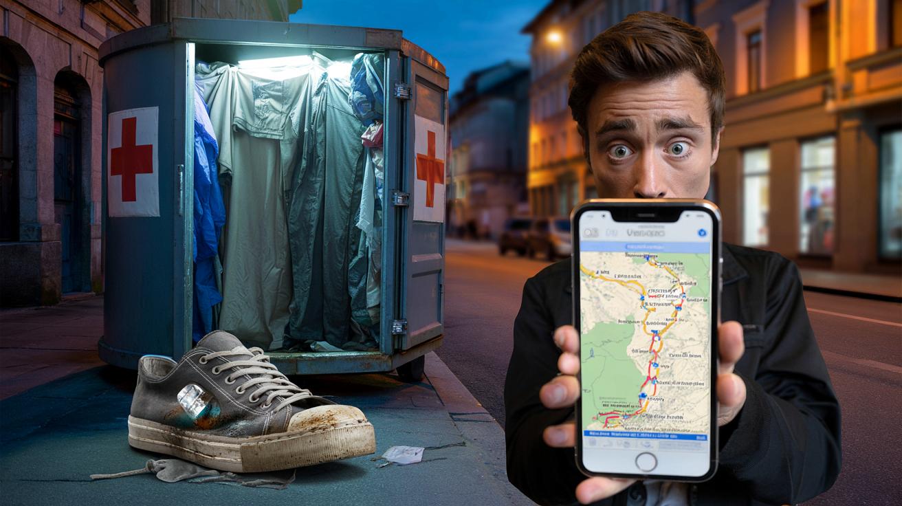Oddał buty do kontenera i ukrył w nich AirTag. To, co zobaczył w aplikacji, go zszokowało