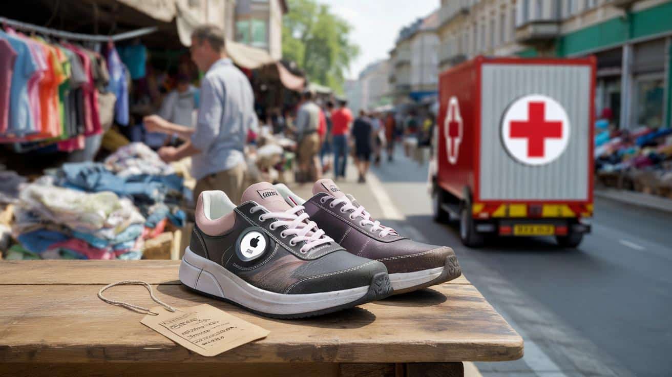 Oddał buty do PCK i ukrył w nich AirTag. To, co zobaczył, zaskoczyło wszystkich