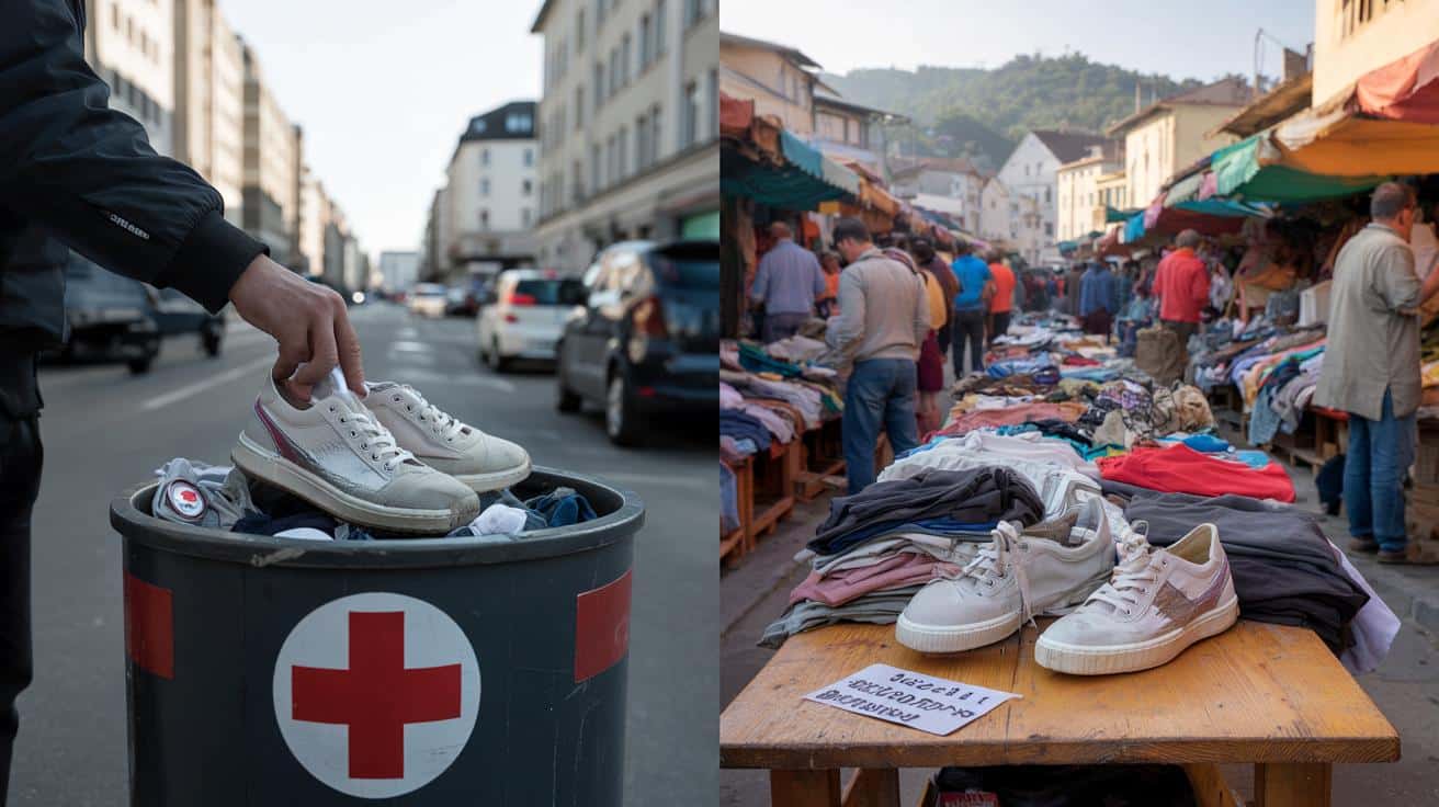 Oddał buty z AirTagiem do Czerwonego Krzyża. To, co zobaczył, zaskoczyło całą Europę