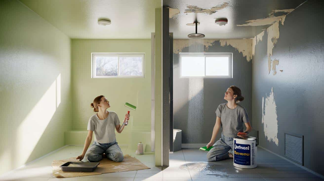 Odmalowała łazienkę na wiosnę. Prawdziwy problem wyszedł dopiero po roku