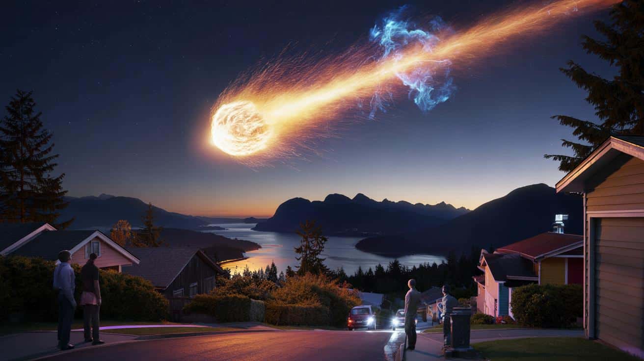 Ognista kula nad Kanadą. Meteoroid pędził ponad 119 tys. km/h