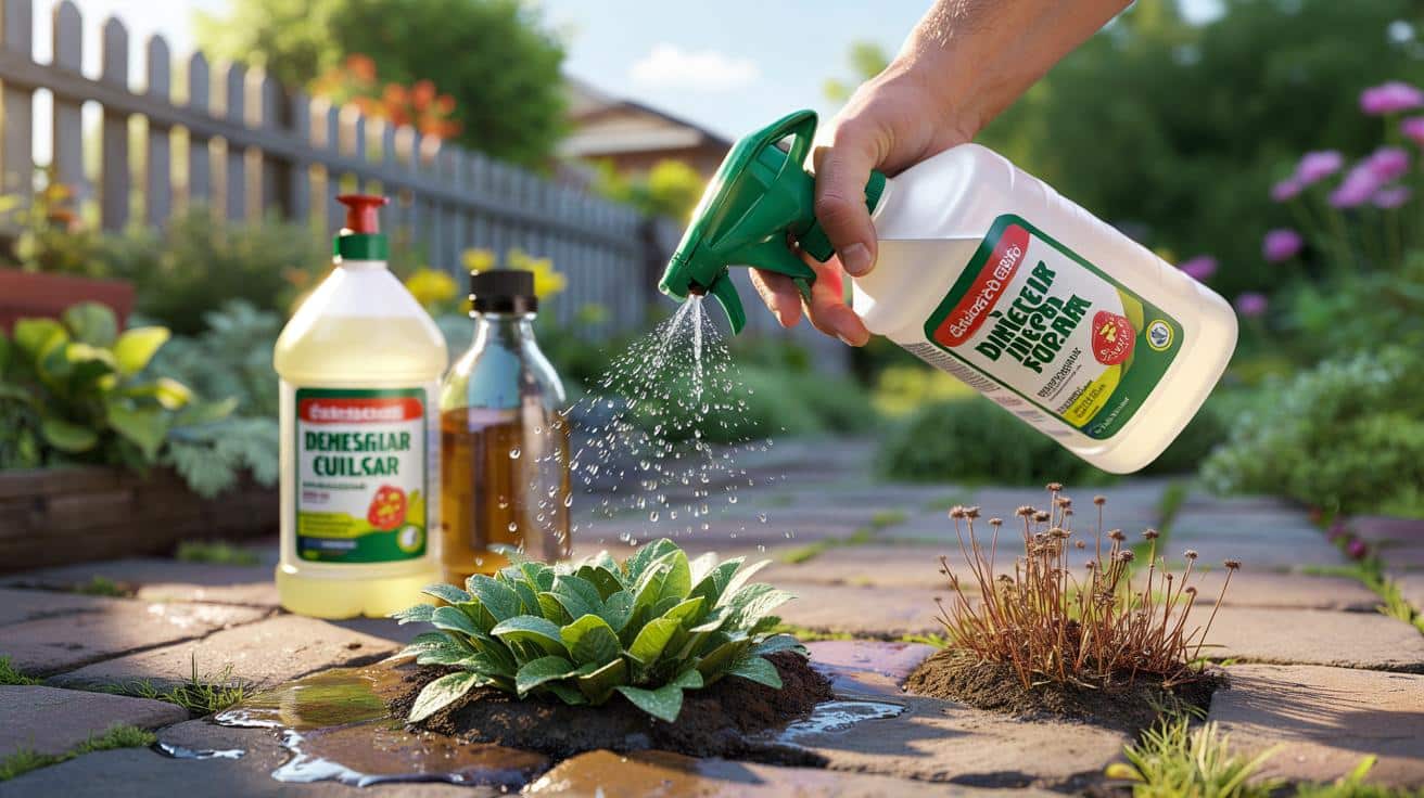 Ogrodnicy porzucają ocet. Ten domowy płyn lepiej niszczy chwasty