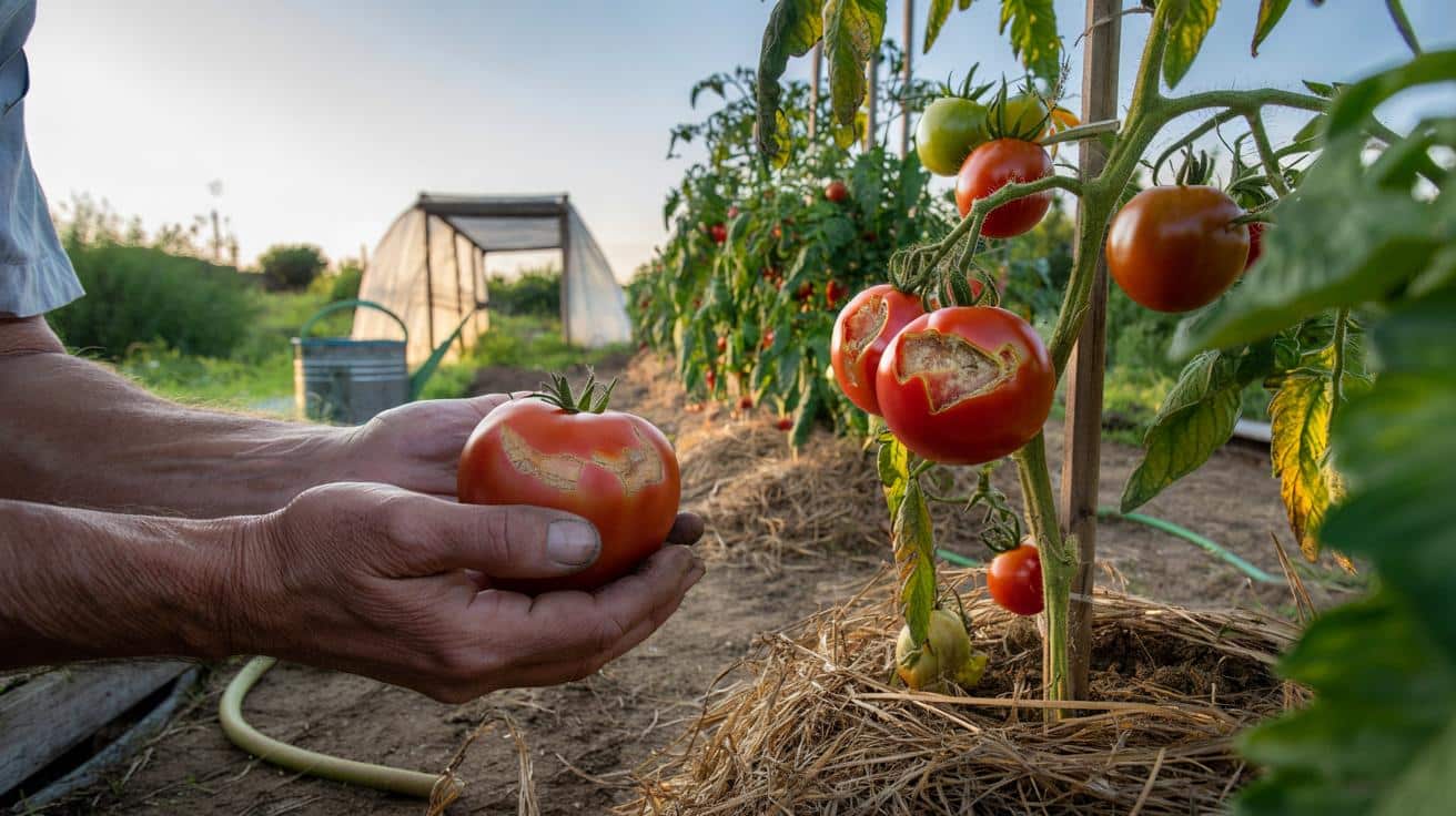 Ogrodnicy radzą jak chronić pomidory przed pękaniem owoców