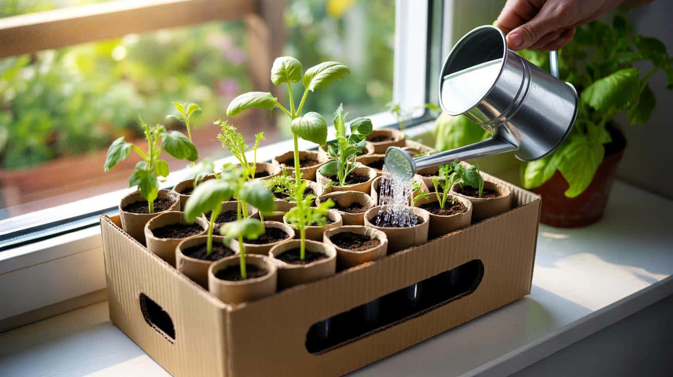 Ogrodnik pokazał trik z rolkami po papierze. Dzięki niemu wyhodujesz moc sadzonek za grosze